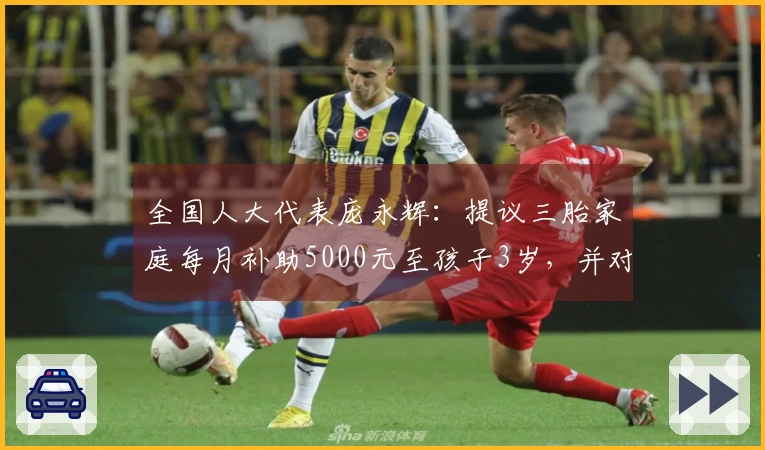 全国人大代表庞永辉：提议三胎家庭每月补助5000元至孩子3岁，并对多孩家庭实行所得税和社保减免政策